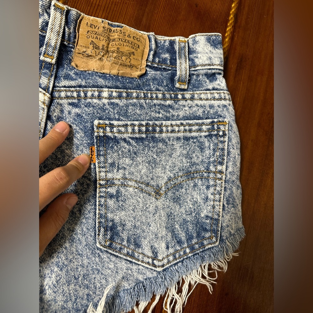 Levi’s Orange Tag Vintage Shorts Size 26-27 - Picture 12 of 15